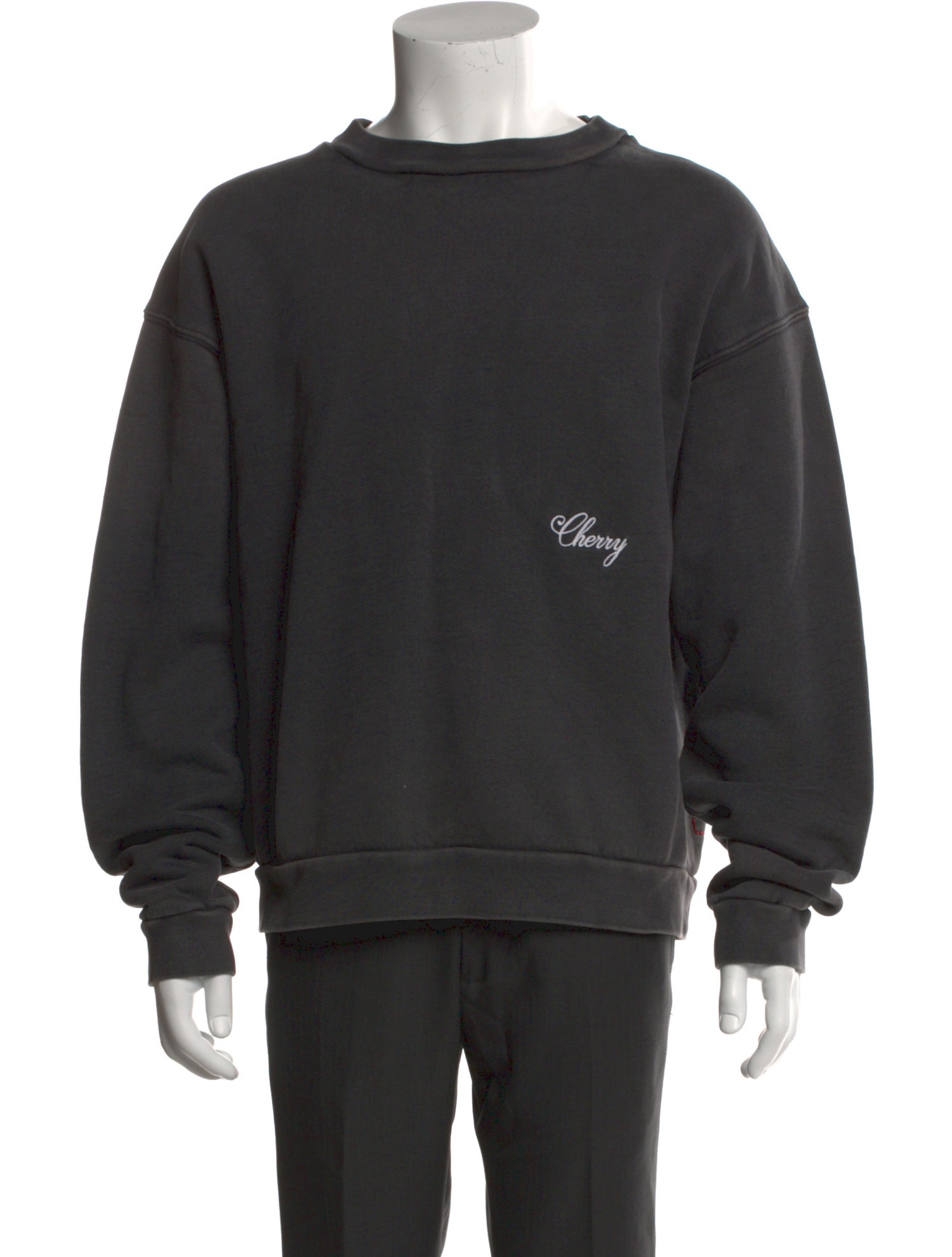 Cherry Los Angeles Graphic Print Crew Neck Sweatshirt