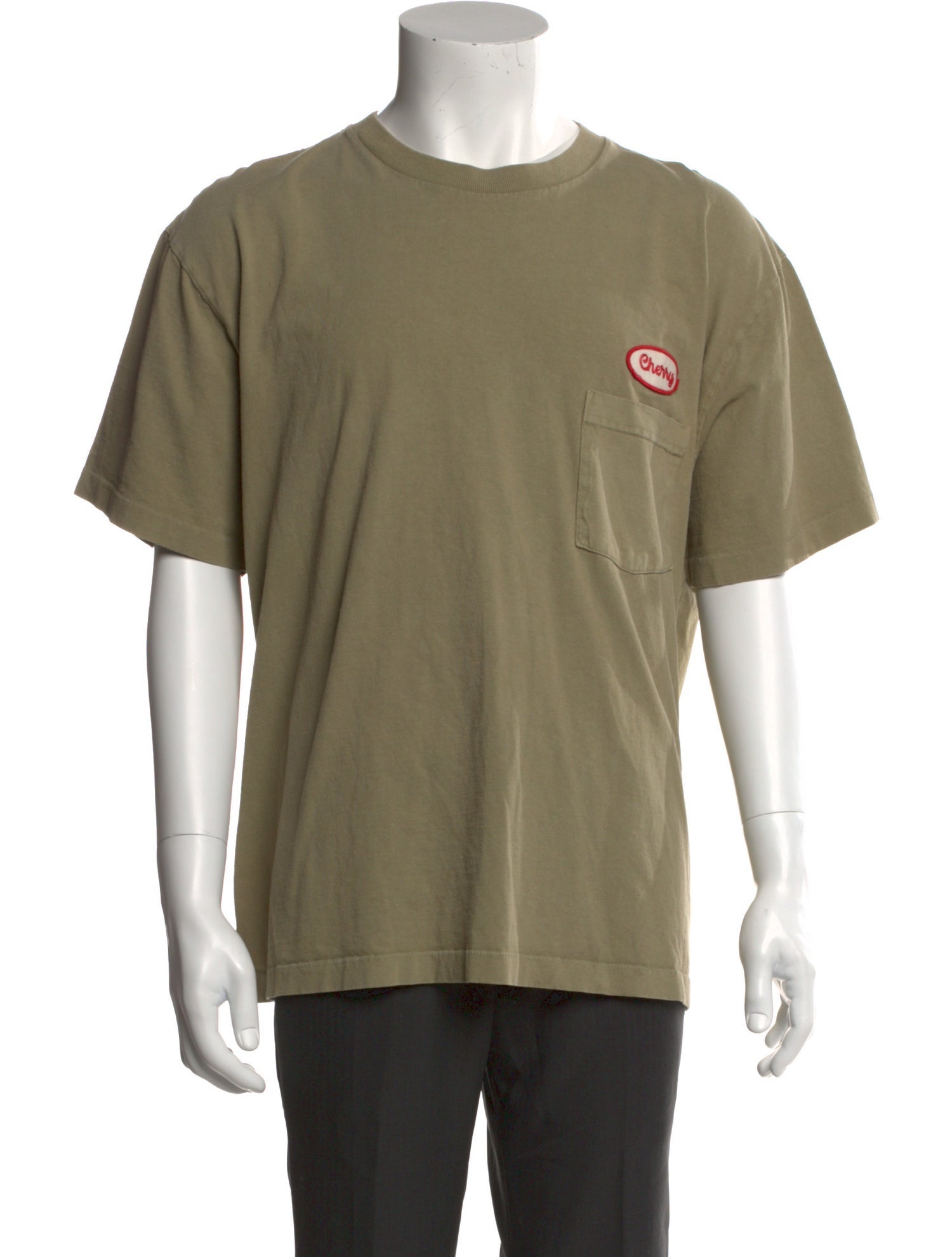 Cherry Los Angeles Crew Neck Short Sleeve T-Shirt