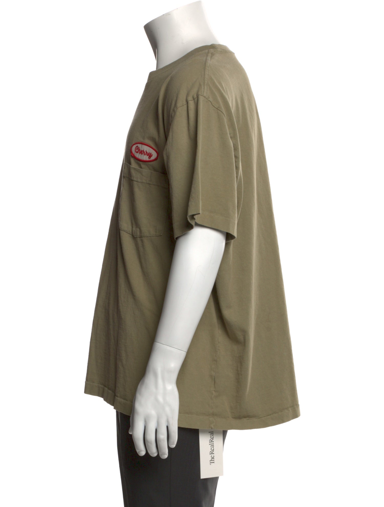 Cherry Los Angeles Crew Neck Short Sleeve T-Shirt