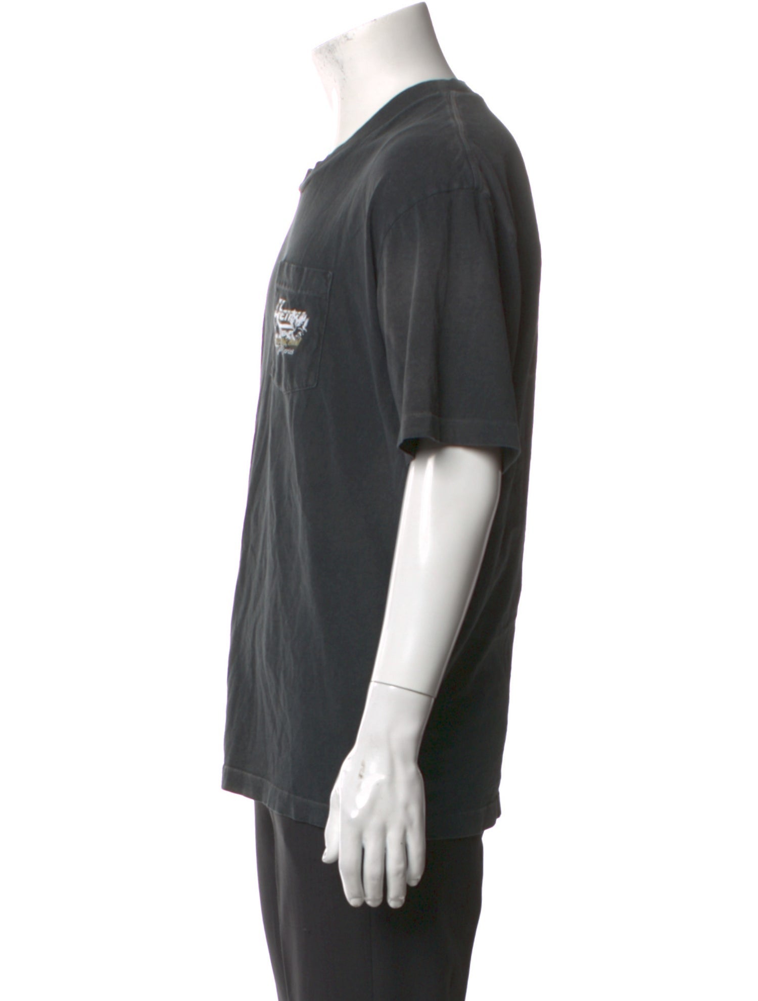 Cherry Los Angeles Graphic Print Crew Neck T-Shirt