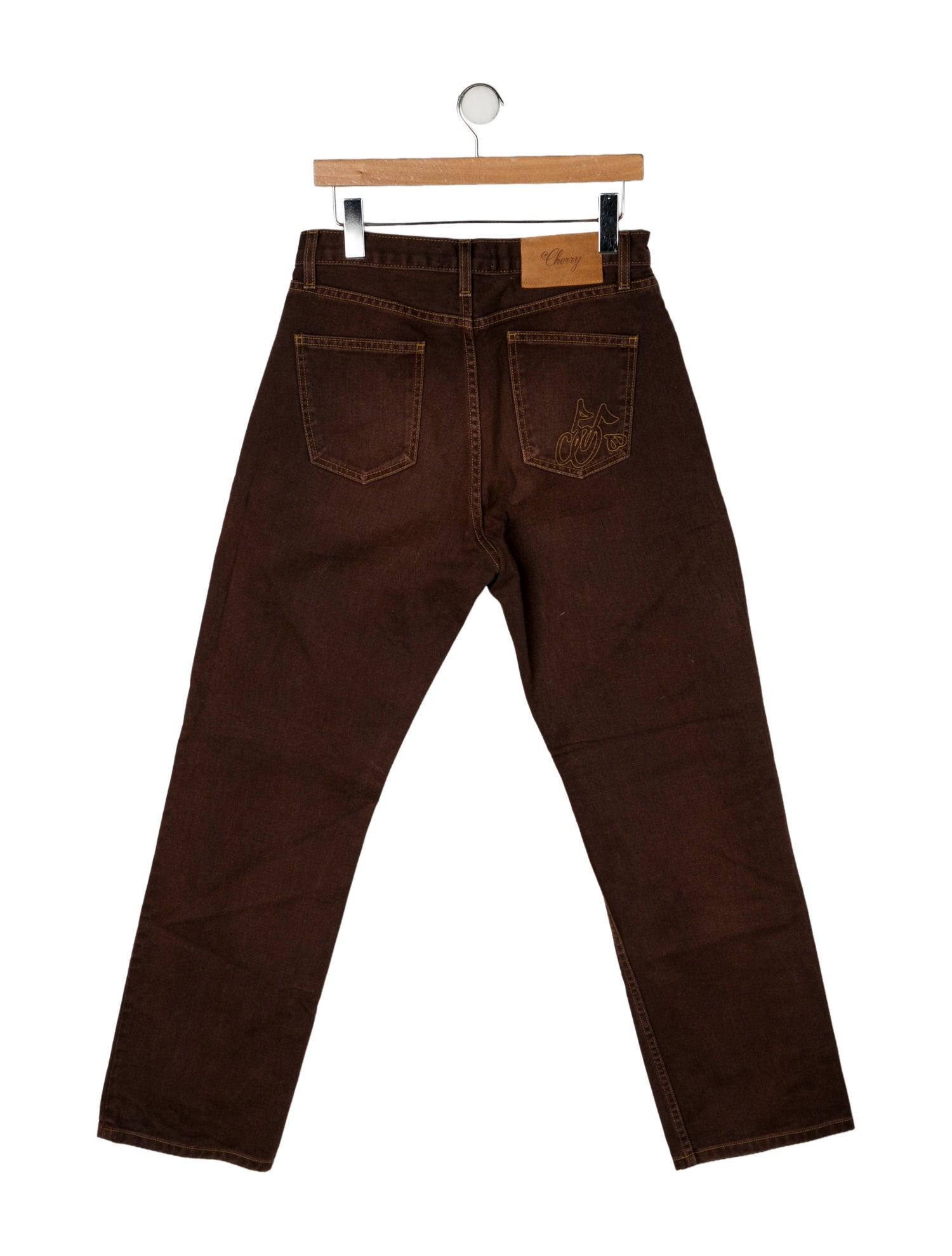 Cherry Los Angeles Straight-Leg Jeans