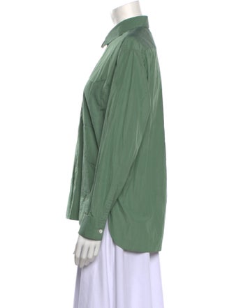 Cristaseya + Salvatore Piccolo Long Sleeve Button-Up Top