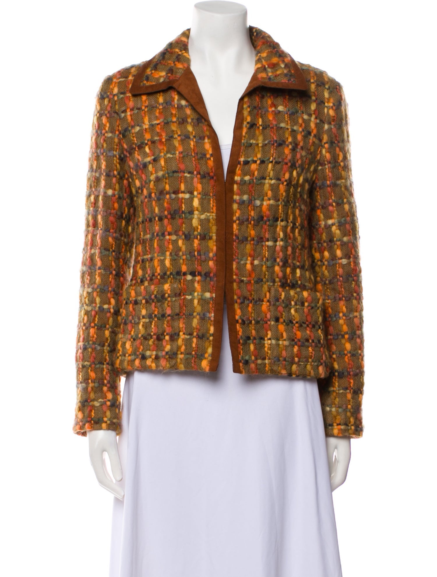 Carlisle Wool Tweed Pattern Blazer