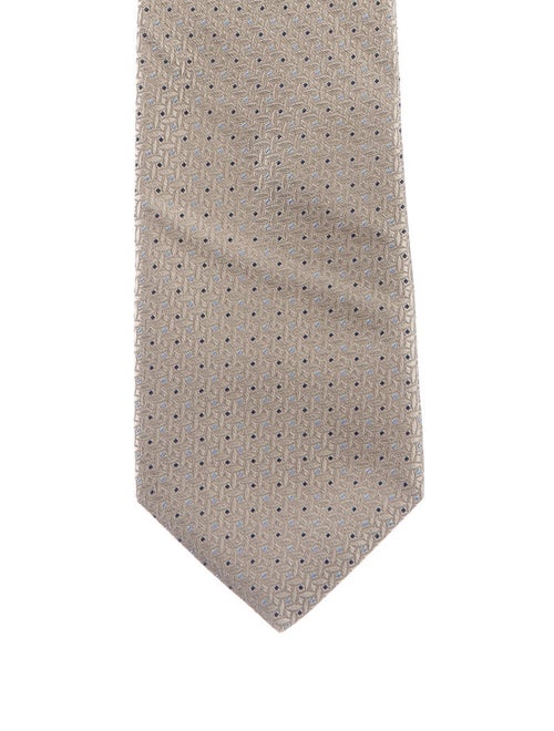 Cremieux Silk Jacquard Tie champagne