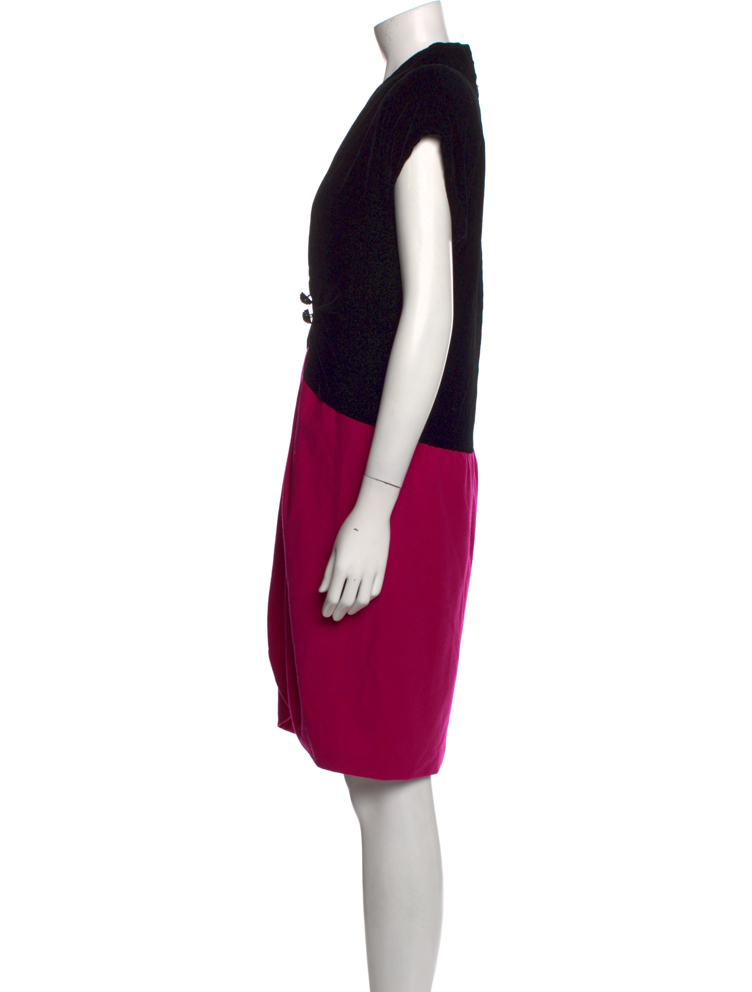 Carolyne Roehm Vintage Knee-Length Dress