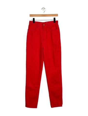 Carolyne Roehm Jeans High-Rise Straight Leg M