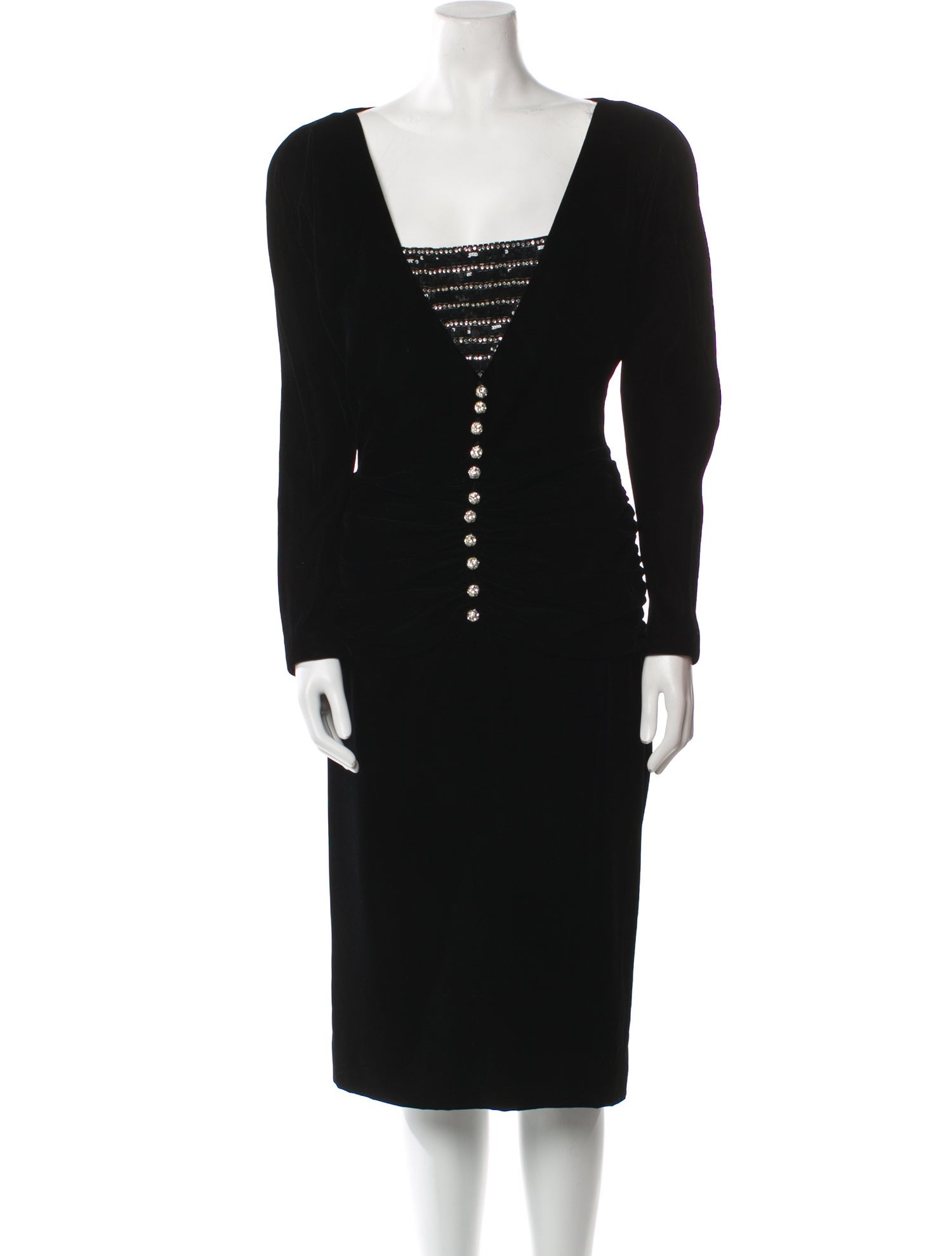 Carolyne Roehm Vintage Midi Length Dress