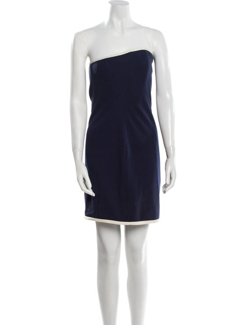 Carolyne Roehm Strapless Mini Dress