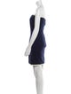 Carolyne Roehm Strapless Mini Dress