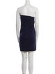 Carolyne Roehm Strapless Mini Dress