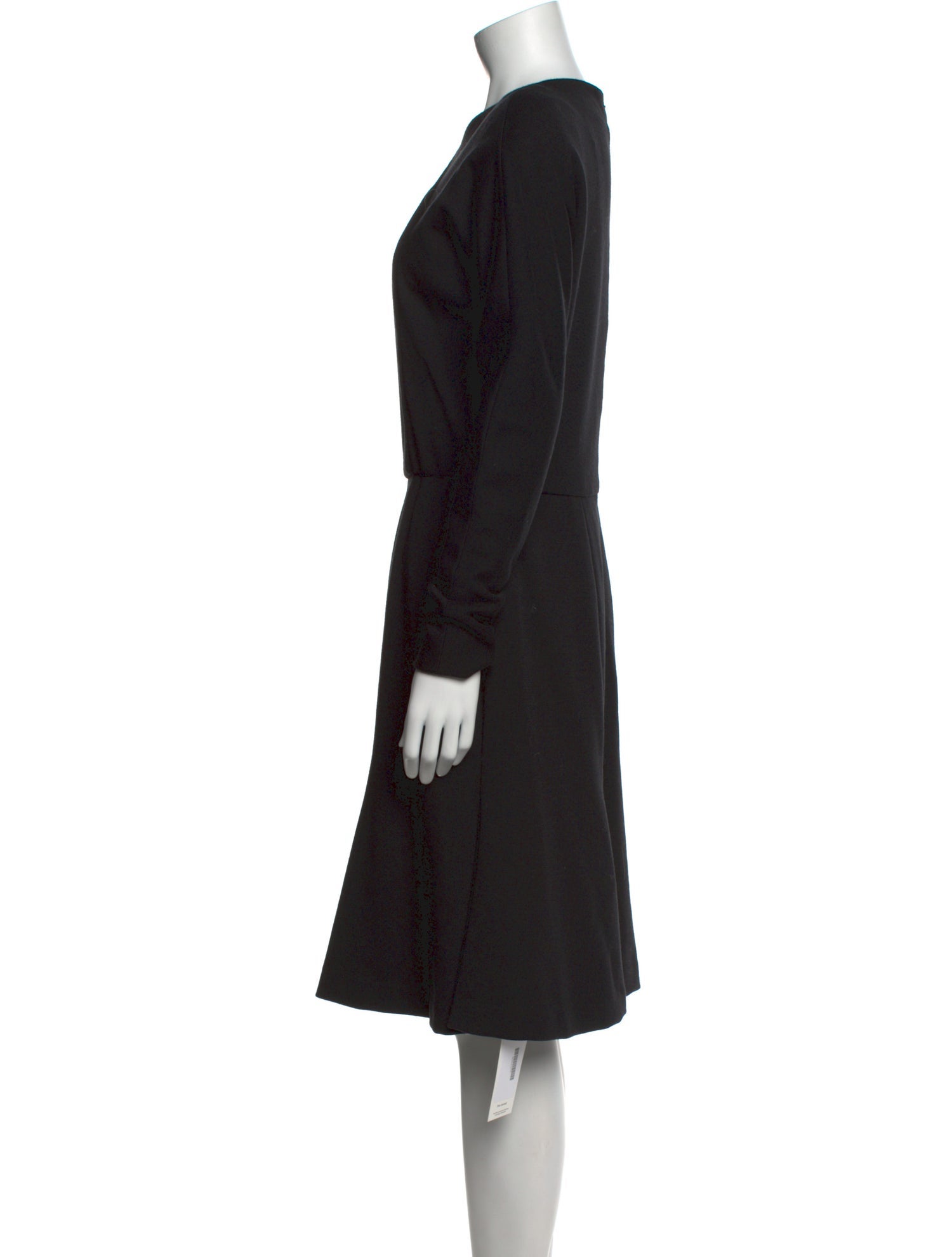Carolyne Roehm V-Neck Knee-Length Dress