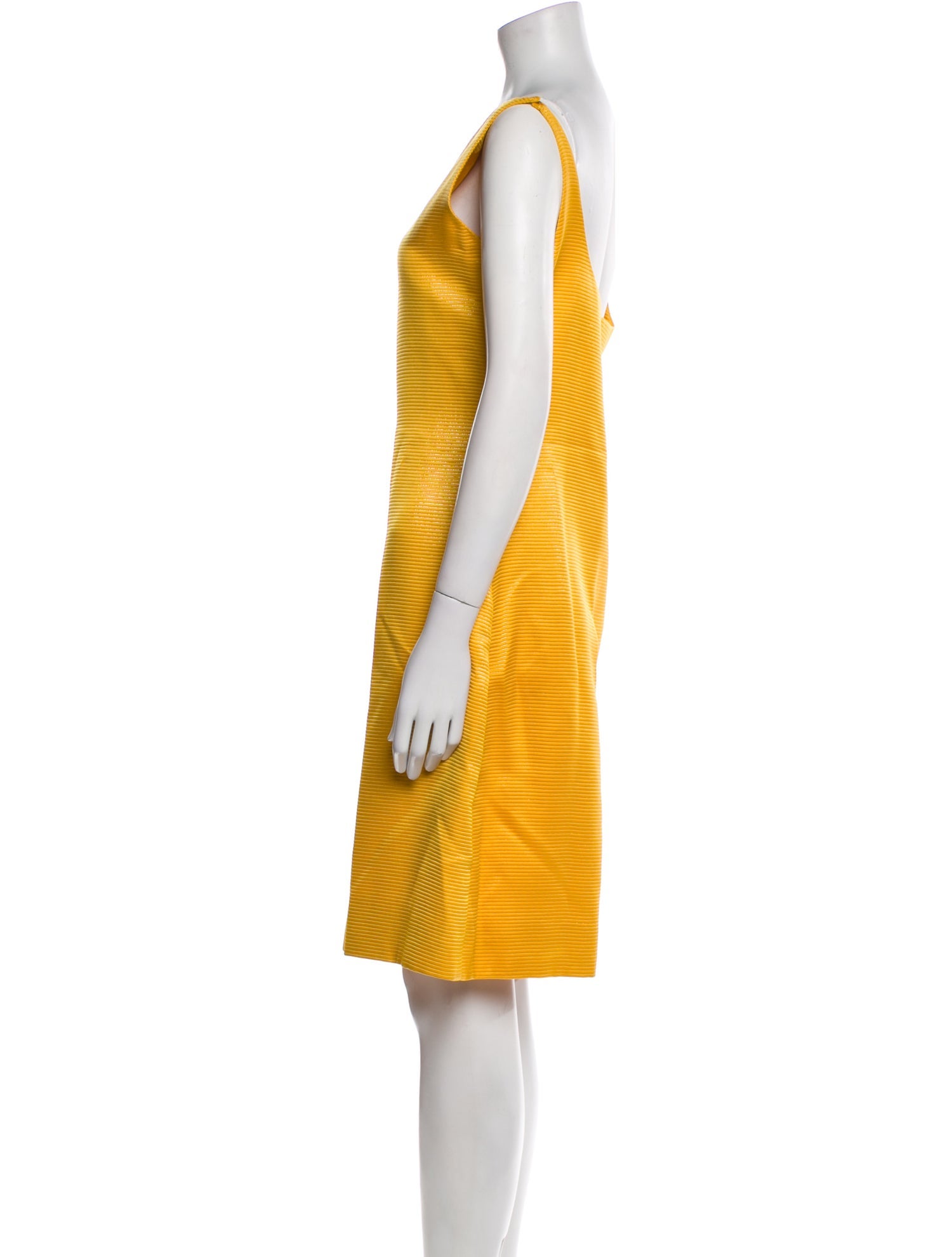 Carolyne Roehm Silk Knee-Length Dress