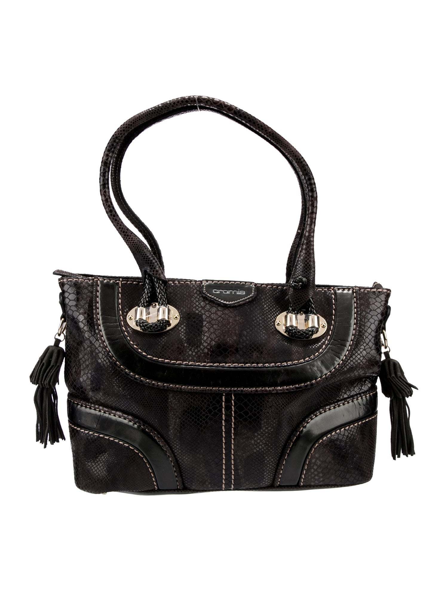Cromia Leather Shoulder Bag
