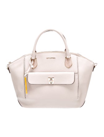 Cromia Saffiano Leather Top Handle Bag