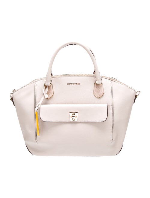 Cromia Saffiano Leather Top Handle Bag