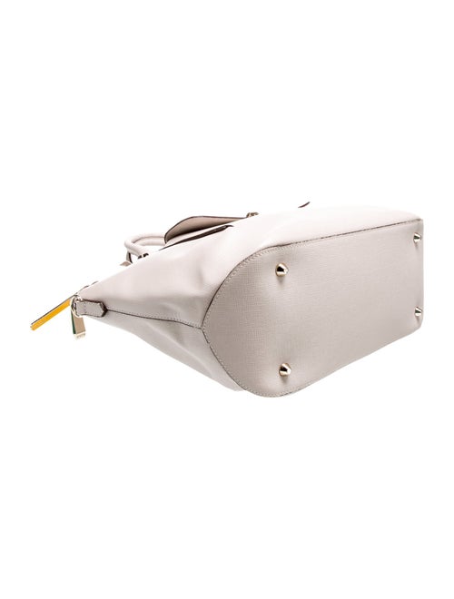 Cromia Saffiano Leather Top Handle Bag