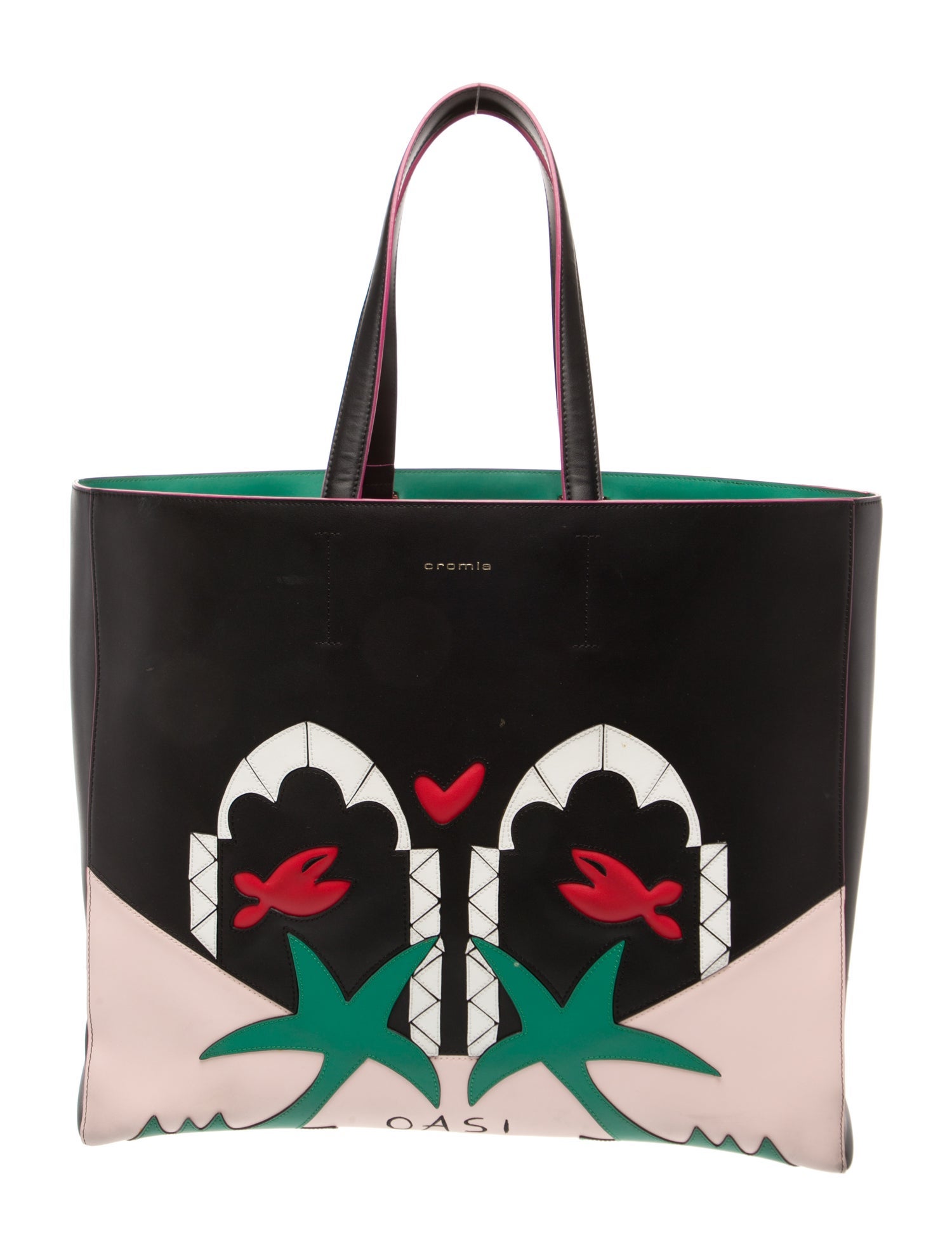 Cromia Leather Shoulder Bag