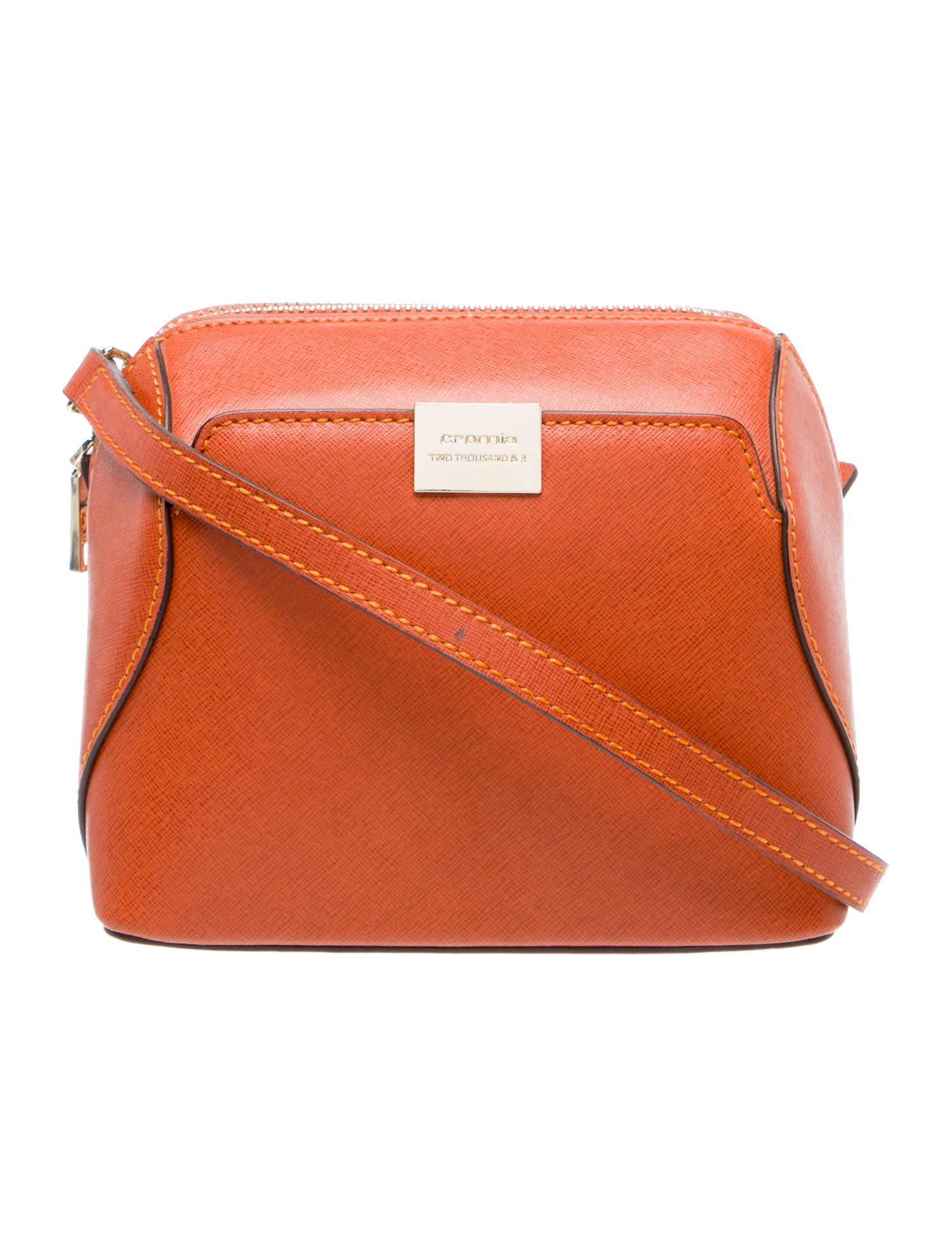 Cromia Saffiano Leather Crossbody Bag