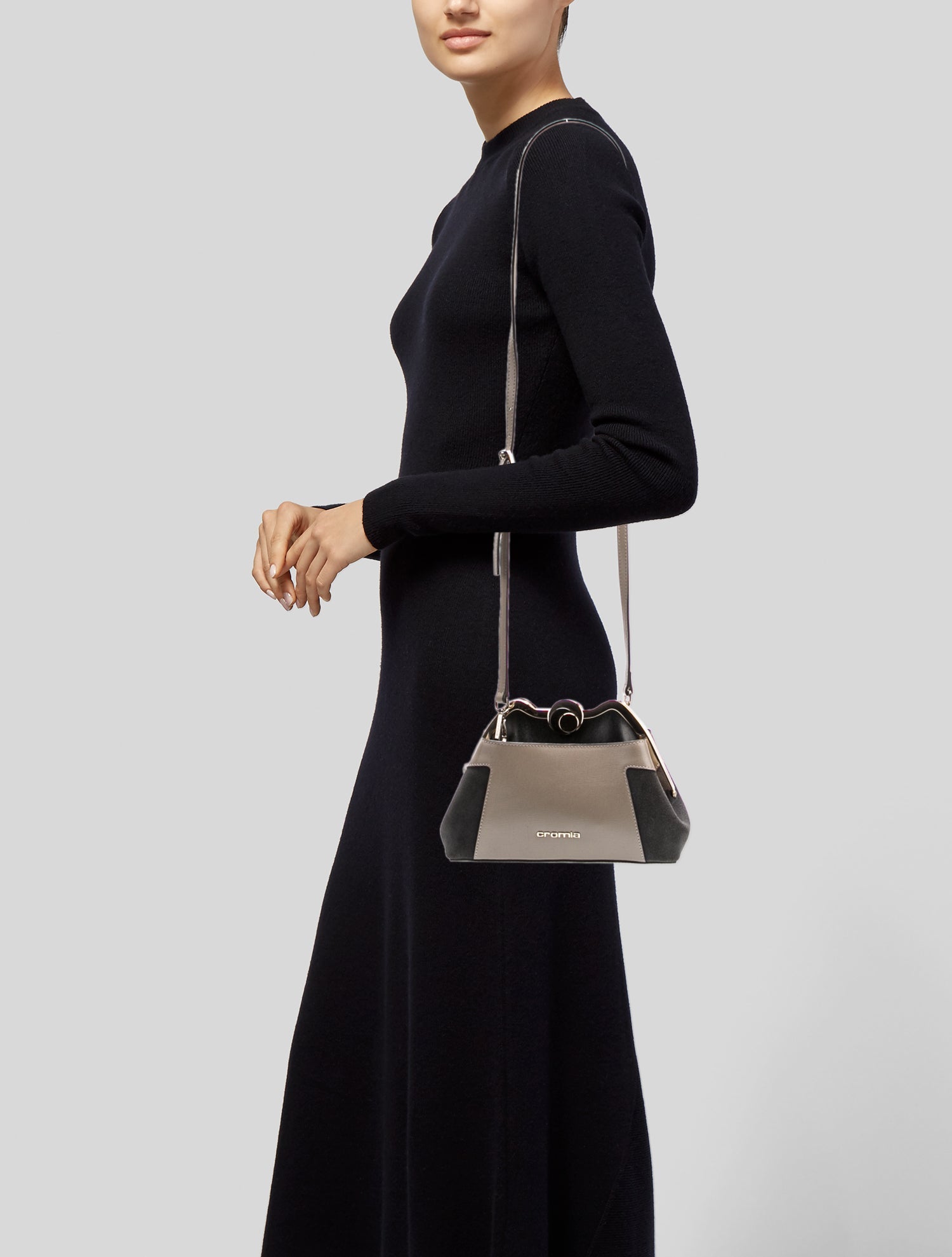 Cromia Leather Crossbody Bag