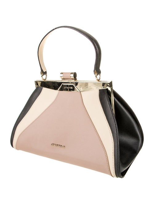 Cromia Leather Top Handle Bag
