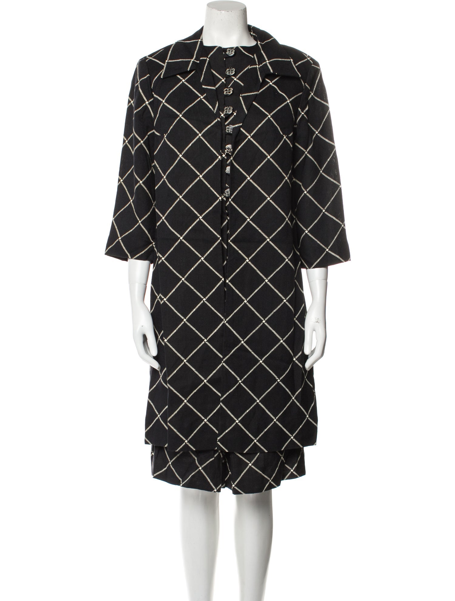 Caron Callahan Printed Dress Set