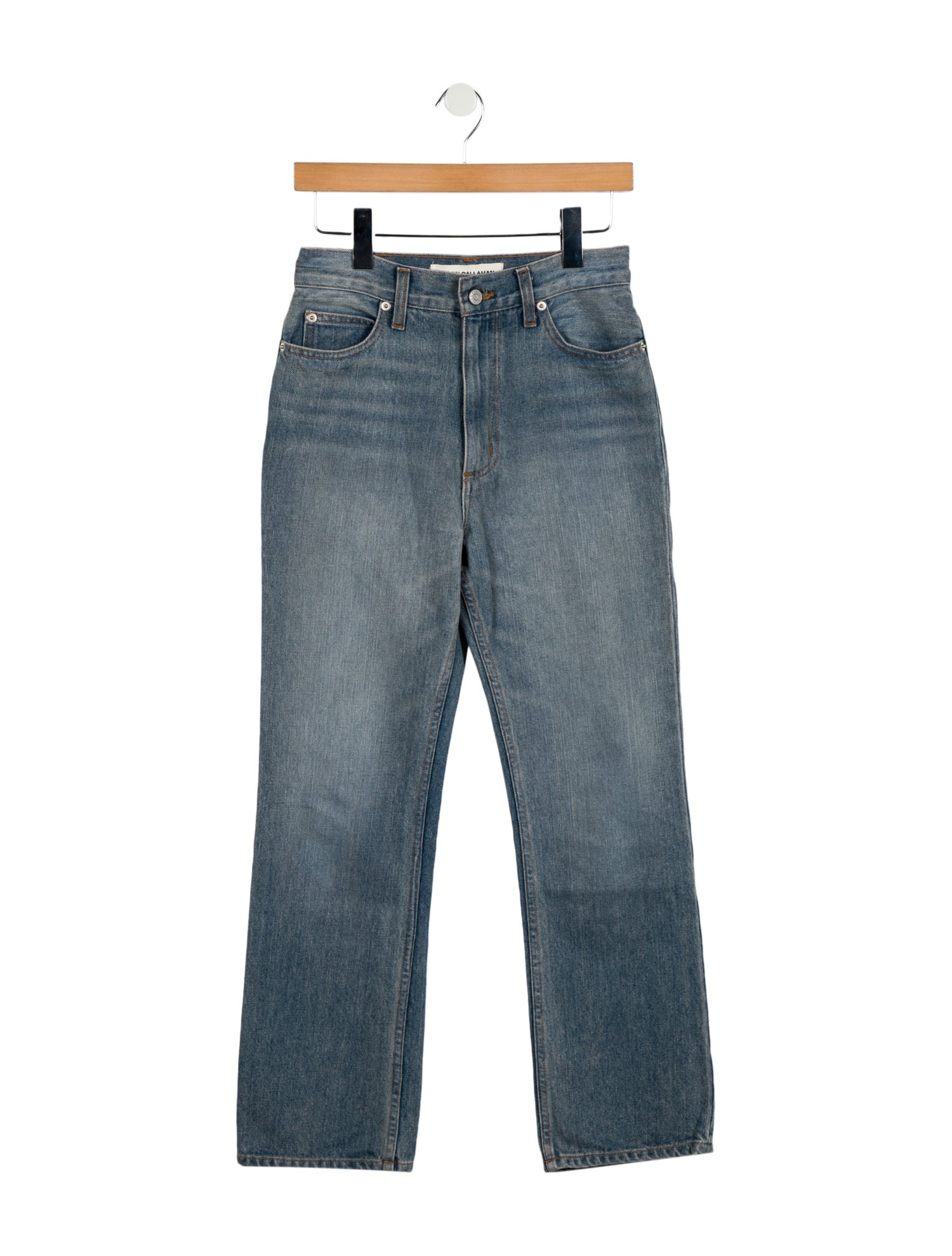 Caron Callahan High-Rise Straight Leg Jeans