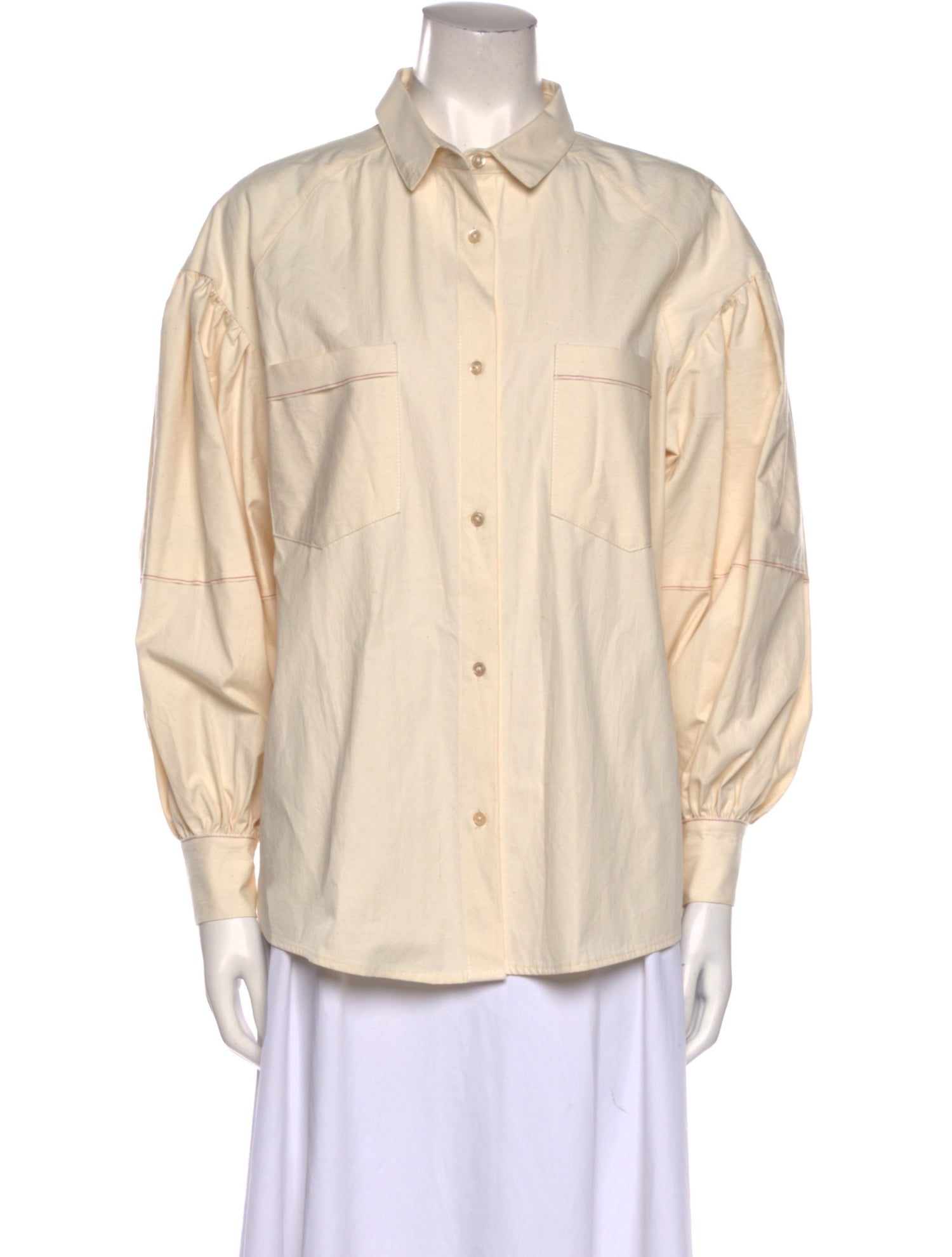 Caron Callahan Long Sleeve Button-Up Top