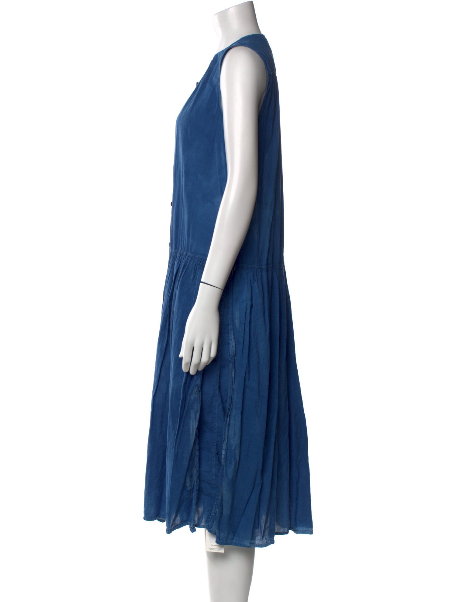 Caron Callahan Crew Neck Midi Length Dress