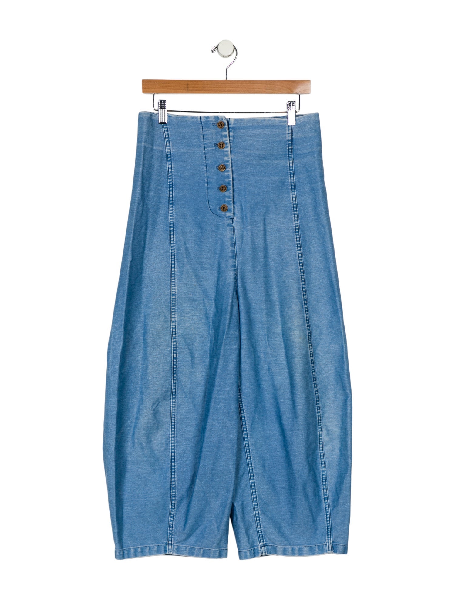 Caron Callahan High-Rise Wide Leg Jeans