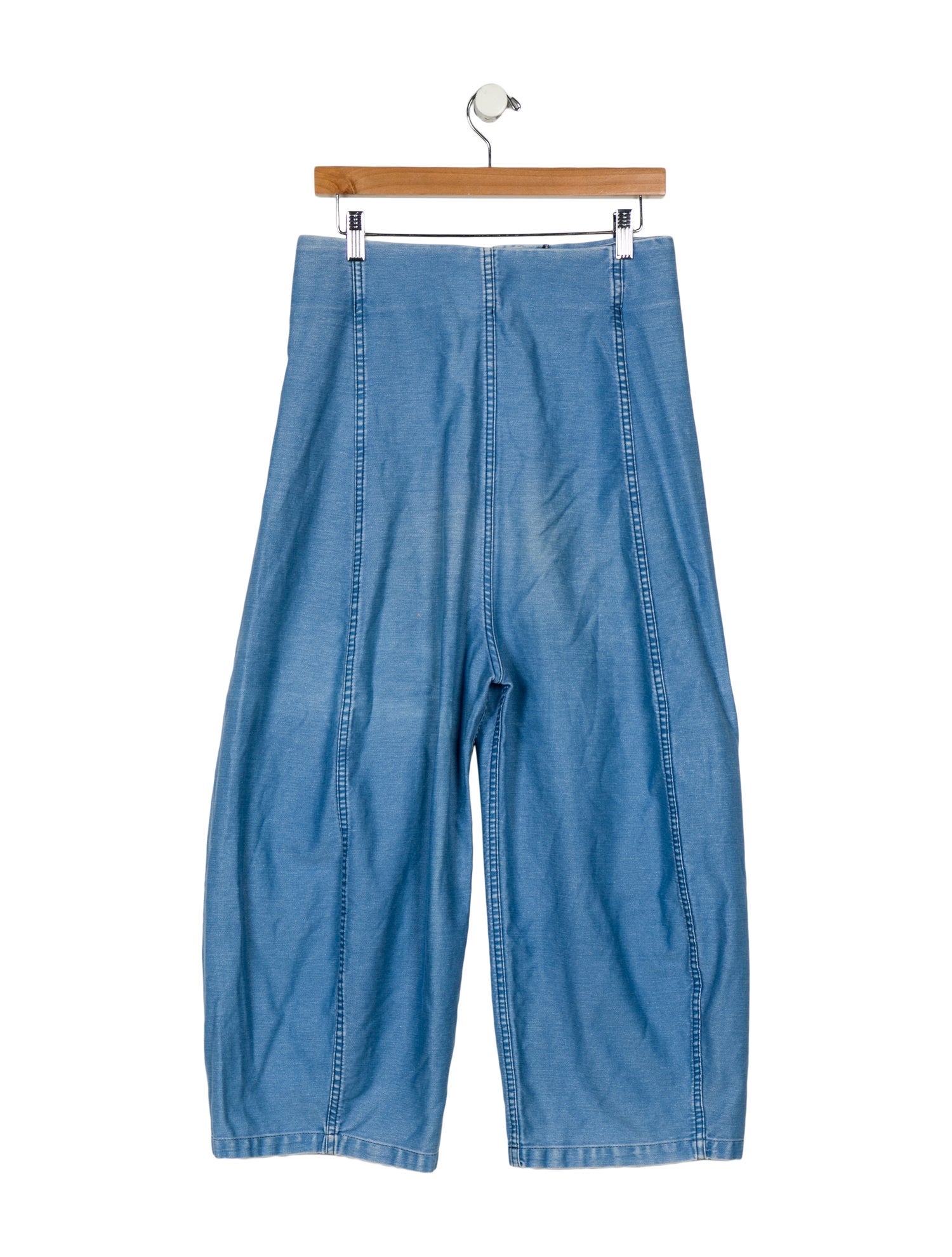 Caron Callahan High-Rise Wide Leg Jeans
