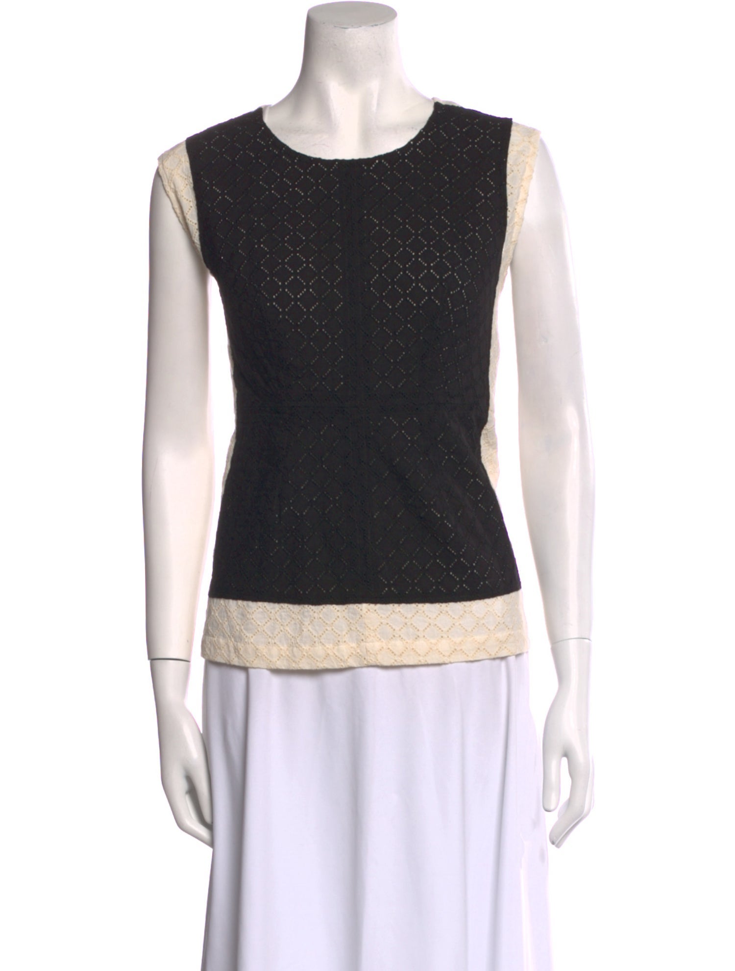 Caron Callahan Scoop Neck Sleeveless Top
