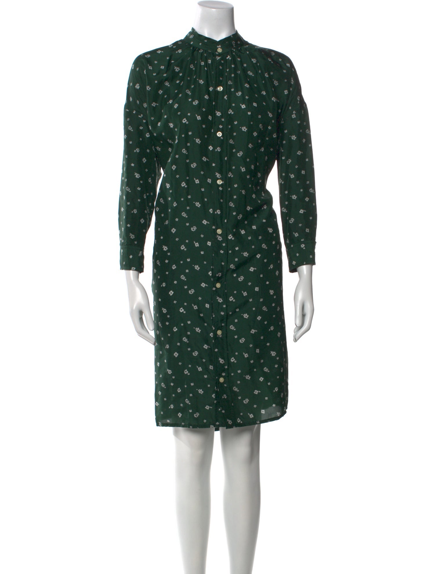 Caron Callahan Silk Knee-Length Dress