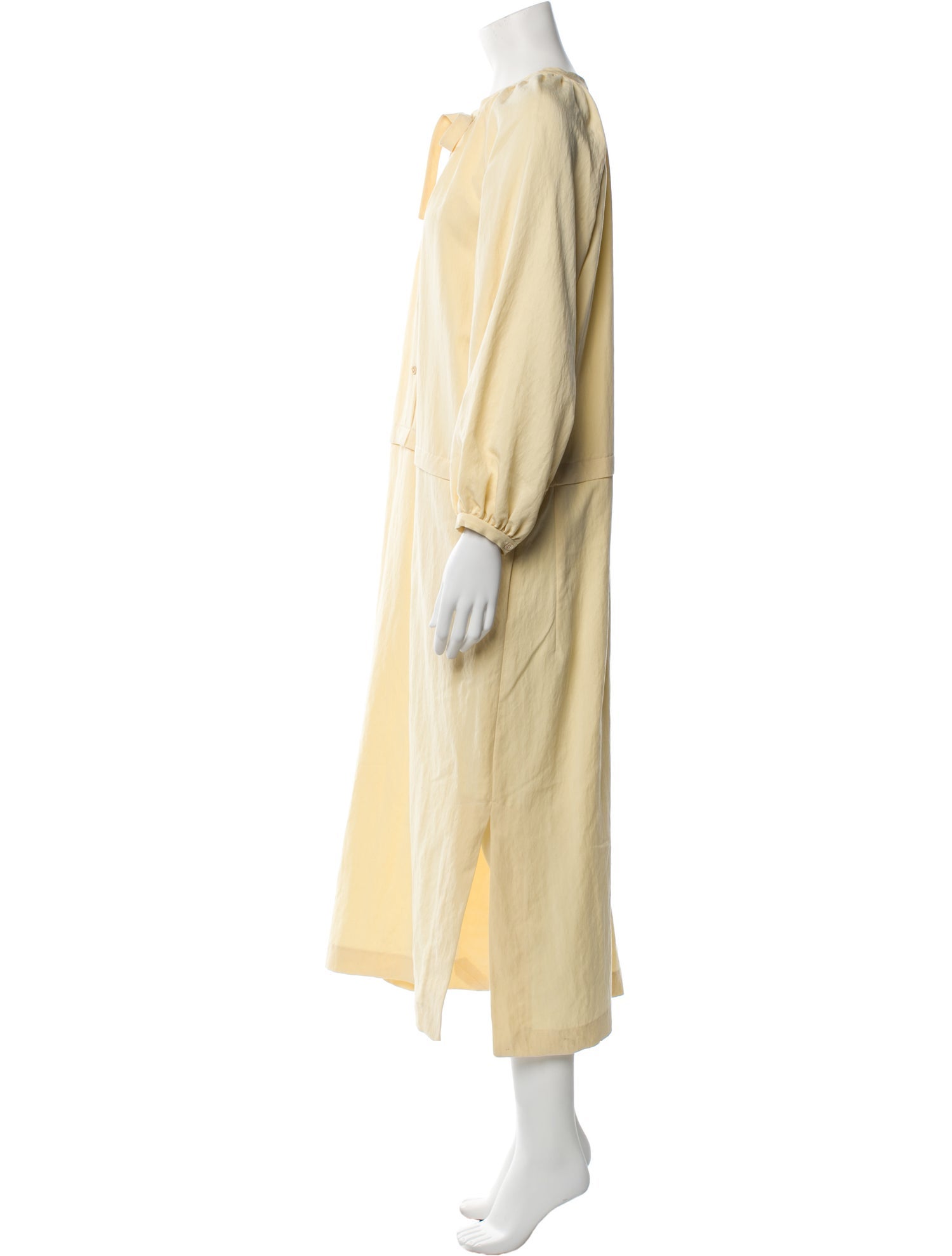 Caron Callahan Linen Long Dress