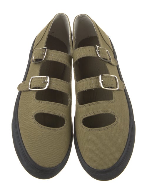 Caron Callahan Canvas Mary Jane Flats