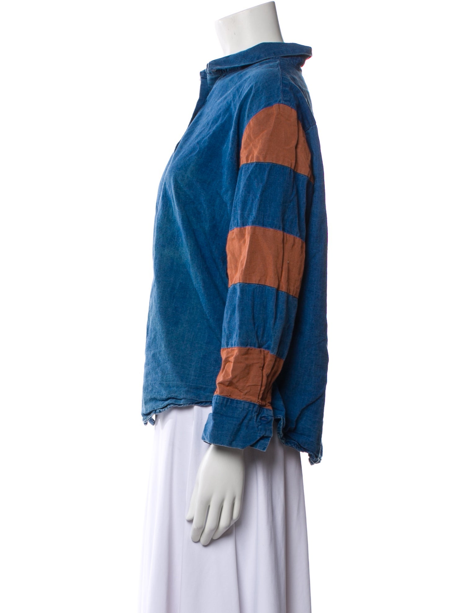 Caron Callahan Plaid Print Long Sleeve Button-Up Top