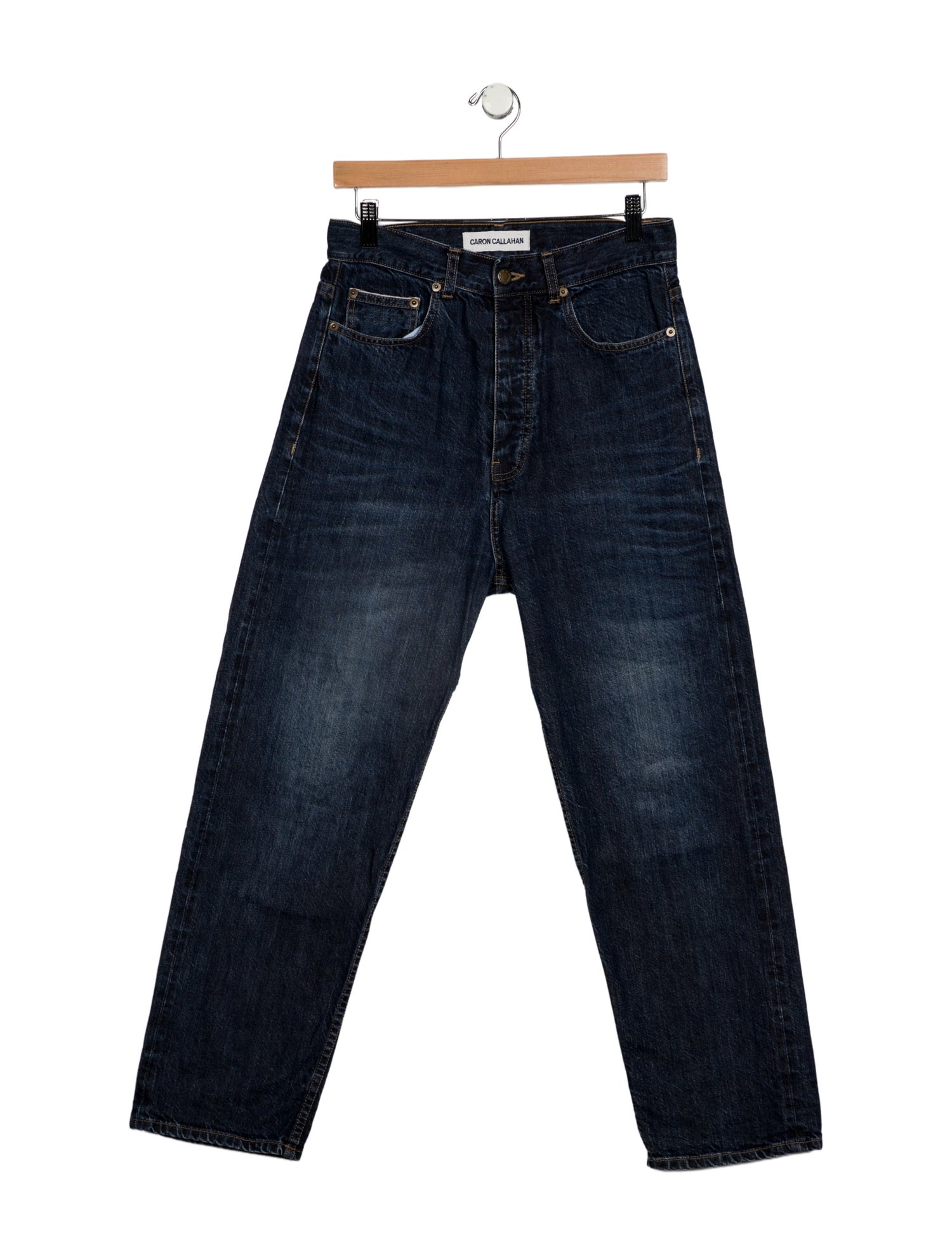 Caron Callahan High-Rise Straight Leg Jeans