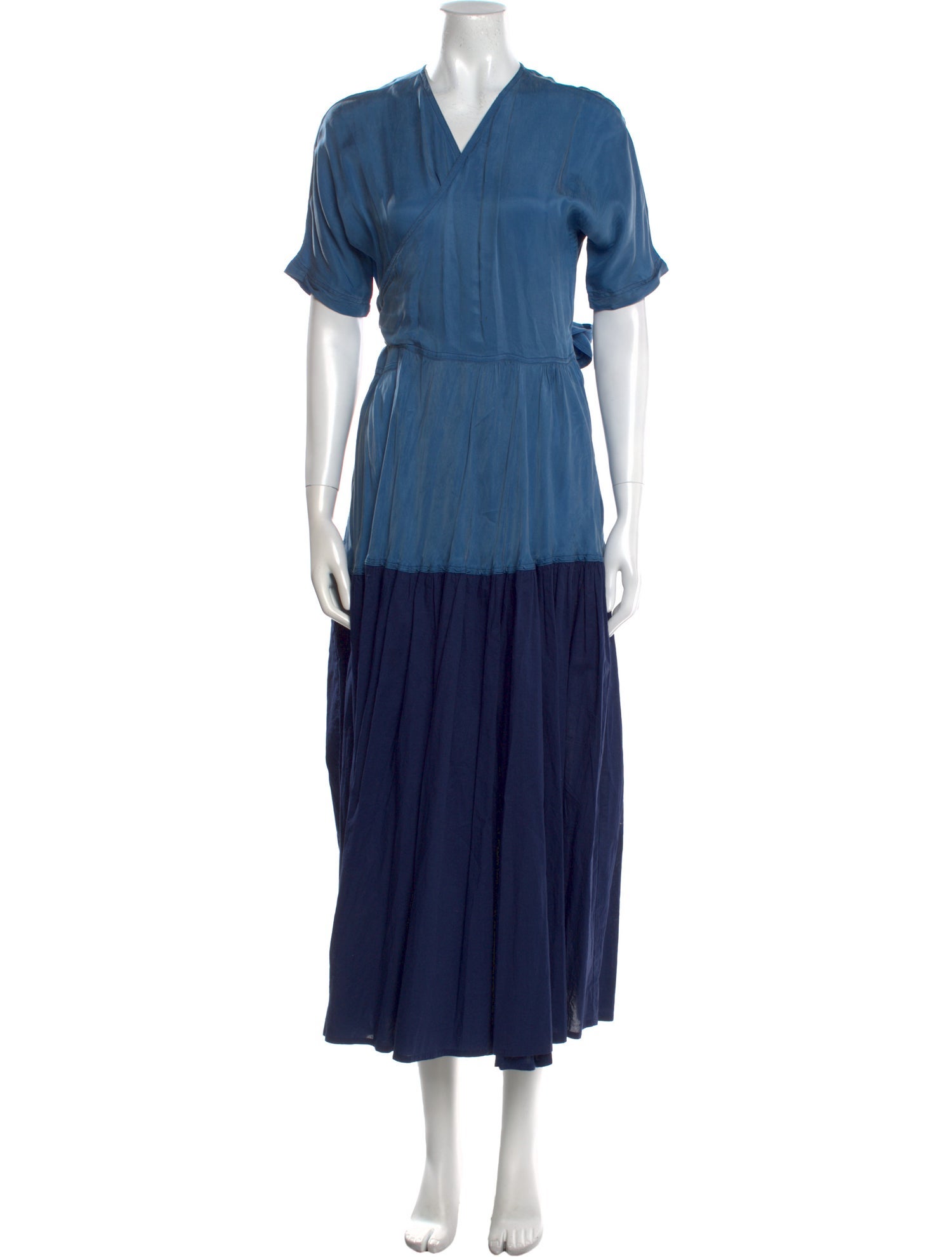 Caron Callahan V-Neck Long Dress