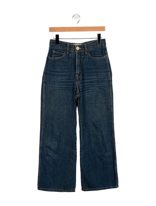 Caron Callahan High-Rise Wide Leg Jeans