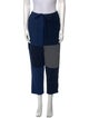 Caron Callahan Colorblock Pattern Straight Leg Pants