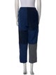 Caron Callahan Colorblock Pattern Straight Leg Pants