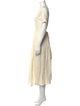 Caron Callahan V-Neck Long Dress