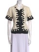 Caron Callahan Printed Short Sleeve Polo
