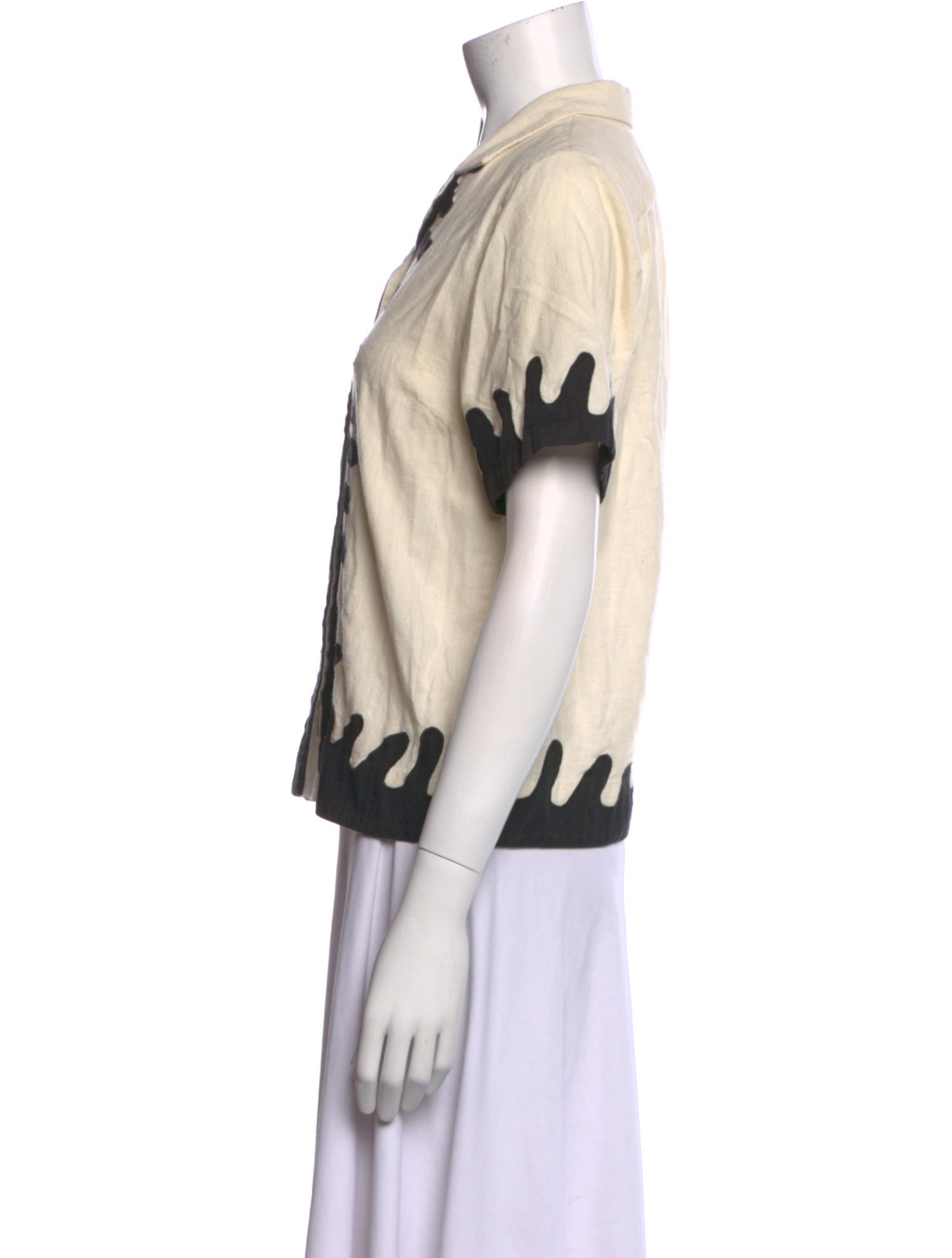 Caron Callahan Printed Short Sleeve Polo