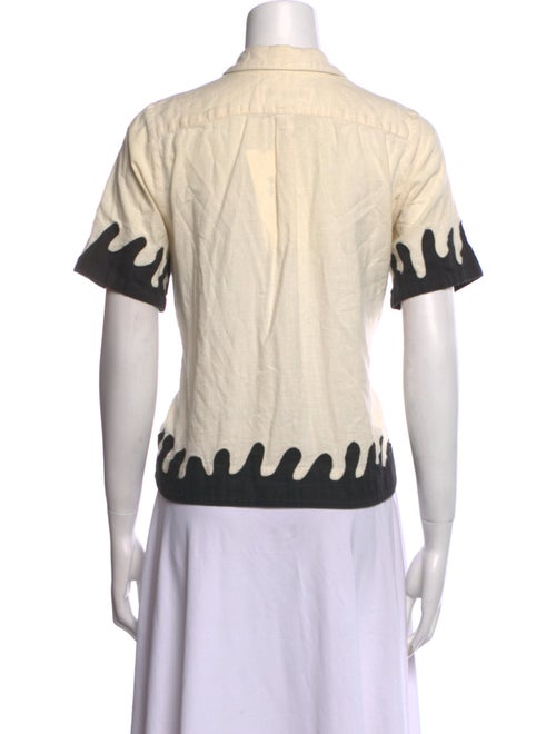 Caron Callahan Printed Short Sleeve Polo