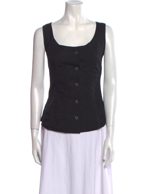 Caron Callahan Scoop Neck Sleeveless Top