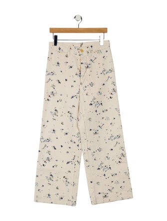 Caron Callahan High-Rise Wide Leg Jeans