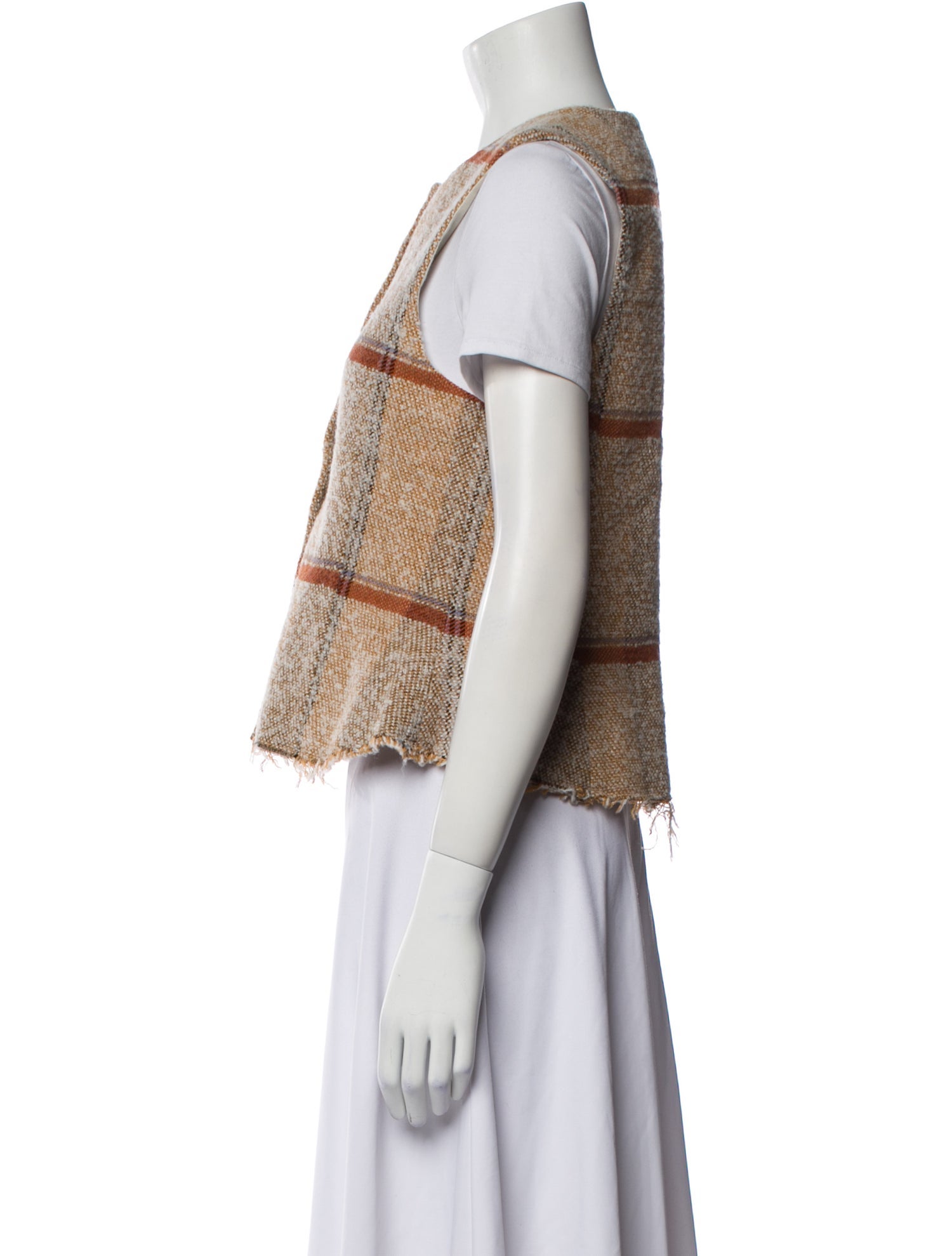 Caron Callahan Wool Striped Vest