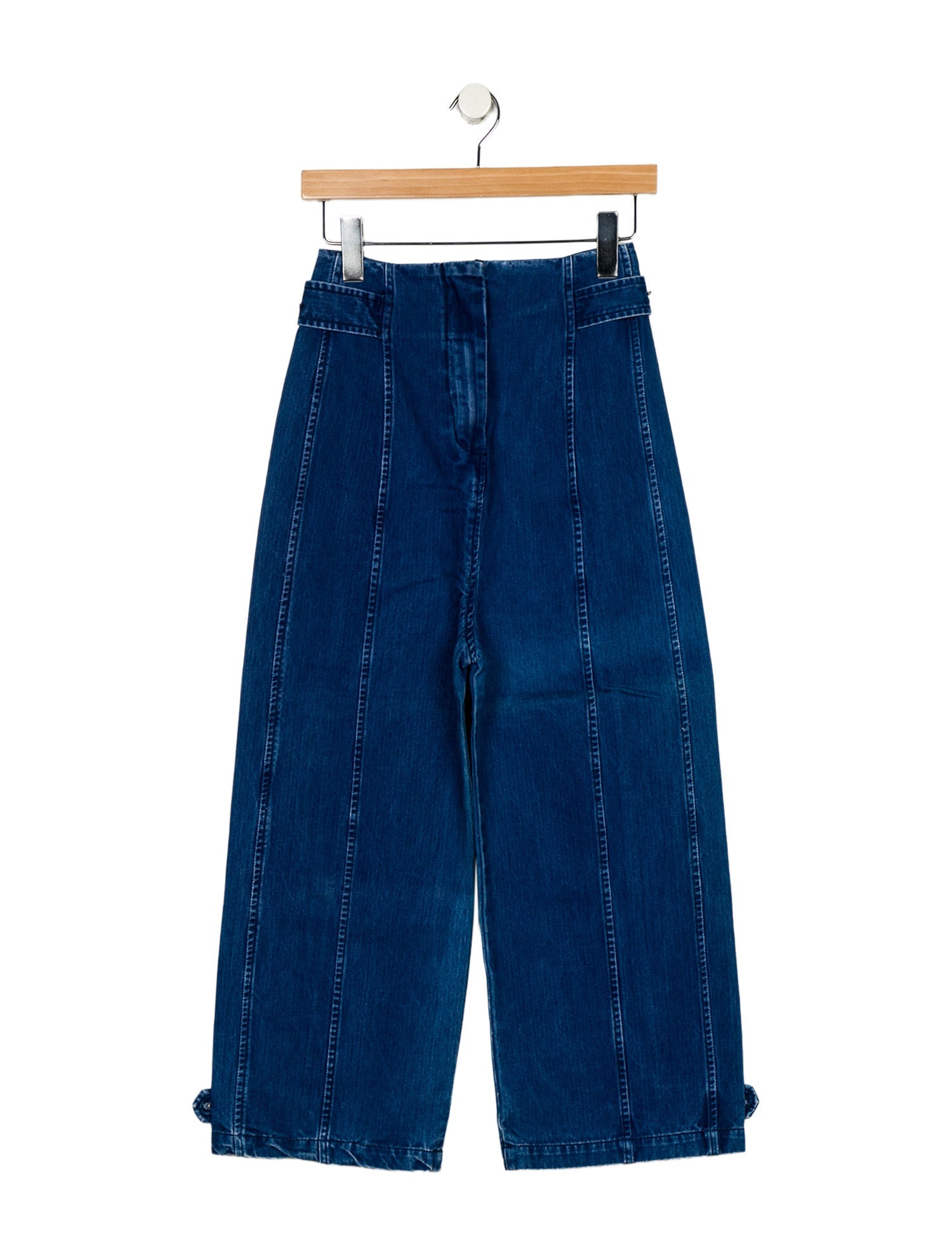 Caron Callahan High-Rise Wide Leg Jeans