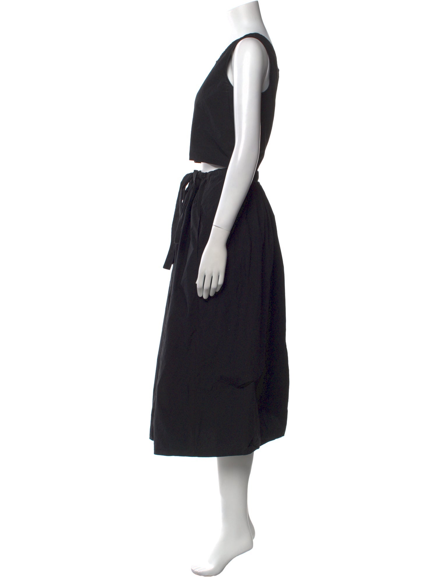 Caron Callahan Scoop Neck Long Dress