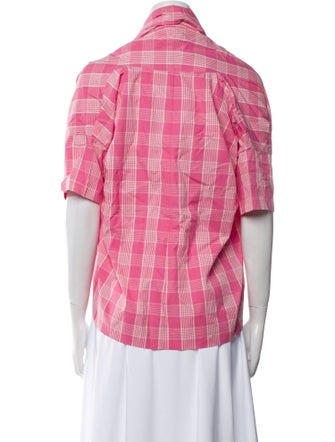 Caron Callahan Plaid Print Jacket